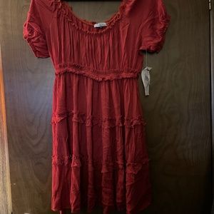 Wild Moss red dress